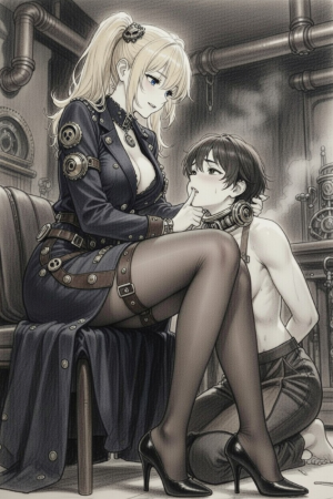 Steampunk Obedience - B&W