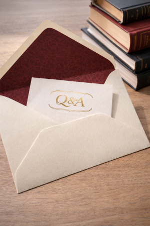 Elegant Q&A Invitation